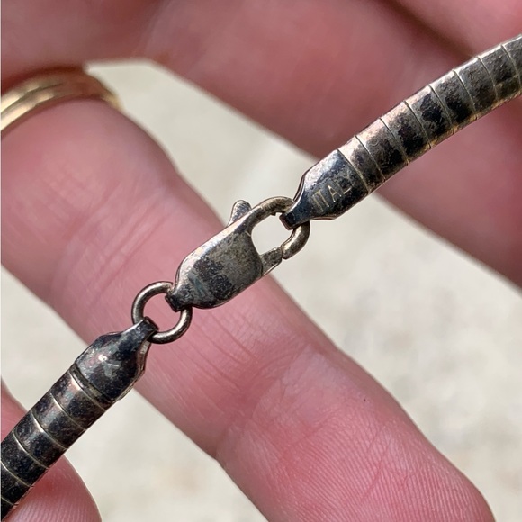 Charles Albert Purple Stone & Sterling Silver Necklace Pendant Earring 925 Italy - Picture 4 of 10